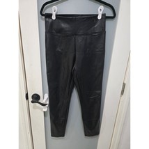 Laundry by Shelli Segal Faux Leather Leggings Black SP | High Rise EUC - $703.27 MXN