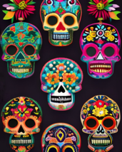 Frida Kahlo Mexico Sugar Skulls Sur Painting Giclee Print Canvas - £8.20 GBP+