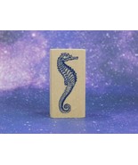 SEAHORSE, Wood Mounted Rubber Stamp, by Recollections NEW! - £5.98 GBP