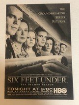 Six Feet Under Vintage Tv Guide Print Ad Peter Krauss Michael C Hall Tpa28 - £4.72 GBP