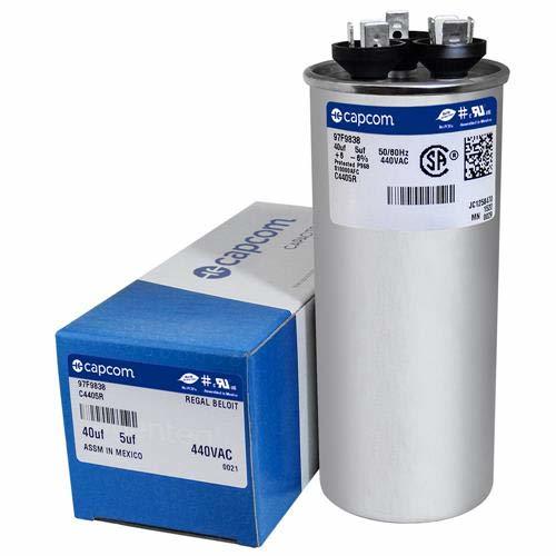 Ge Genteq Capacitor Round 40/5 Uf Mfd 440 Volt 97F9838 (Replaces Old Ge# - $34.98