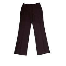 Talbots Heritage Pants Size 6 Wool Blend Brown Stretch Flat Front Womens 29X32 - £15.57 GBP