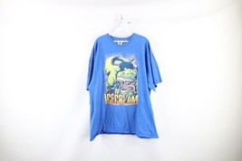 Vtg Ice Cream Billionaire Boys Club Mens 2XL Faded Spell Out Dinosaur T-Shirt - £62.24 GBP