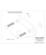 BRAND NEW 80° BEND - FRONT HITCH - JOHN DEERE A B G M MT 40 50 60 70 520... - $47.68 CAD