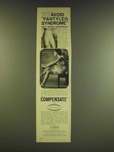 1966 Flexnit Compensate Panty Girdle Ad - Avoid Pantyleg syndrome - $18.49