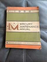 Vintage Original 1956 Mercury Maintenance Service Guide Manual Softcover Ford - $47.49