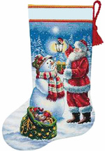 Holiday glow stocking cross stitch pattern thumb200