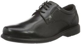 ROCKPORT Men's Plain Toe Business Shoes Black Size 25.5cm/7.5 - $1,272.28 MXN