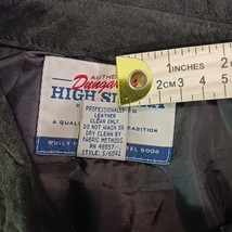 Authentic Dungarees High Sierra Men's Black Button-Up Leather Jacket Size 2X image 4