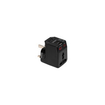 Qvs PA-C4BK PREMIUM WORLD POWER TRAVEL ADAPTOR KIT W/SURGE PROT 2.1A - $55.07