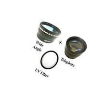 Wide Lens + Tele lens + UV Filter for Sony HDR-CX900 HDR-CX900E HDR-CX900/B - £56.50 GBP
