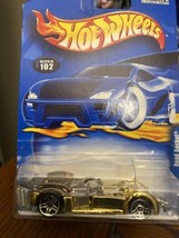 2000 Hot Wheels ROAD ROCKET - 2001 Collector No. 102 - Gold with flames - $1.98