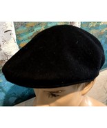 Vintage Black Wool Ascot Cap one size - $34.20