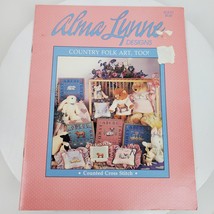 Vintage 1986 Alma Lynne Designs Counted Cross Stitch Pattern Magazine Bo... - $11.00