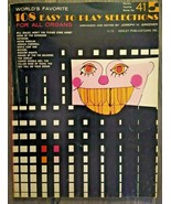 World&#39;s Favorite 108 Easy To Play Selections For All Organs Series #41 V... - $8.95