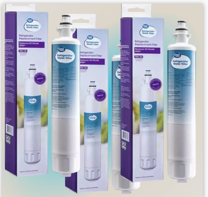 3 pk Great Value Replacement Refrigerator Water Filter GE RPWF - $28.70
