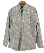 Wrangler George Strait Collection Plaid Shirt Medium Button Down Mens Co... - $27.80