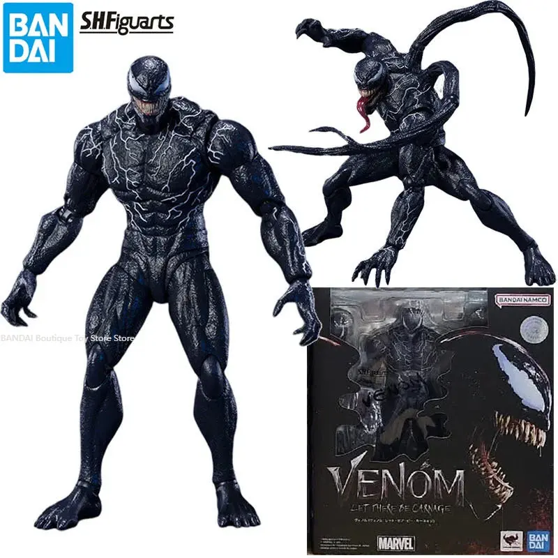 In Stock Bandai Marvel S.H.Figuarts Shf Venom 2 (Venom: Let There Be Car... - $185.44