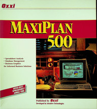 MaxiPlan 500 by Oxxi (1987) - Spreadsheet Analysis for Amiga - Open Box - £22.06 GBP