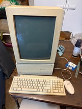 Apple Macintosh IICX M5660, Portrait Monitor, Keyboard, Mouse, Cables, S... - $643.50