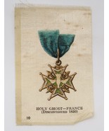 1910&#39;s Tobacco Silk Holy Ghost Medal (discontinued 1830) France # 10 in ... - $187.01 MXN