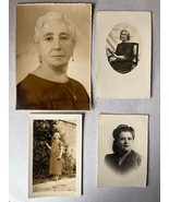 Vtg lot of 4 dif Photograph Photo Mexican Women Ladies From  1930s / 1940&#39;s - $15.88