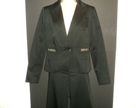 NEW Ann Taylor Loft Jacket Size 4, Marisa Pants Size 10 Pant Suit Black - £43.42 GBP