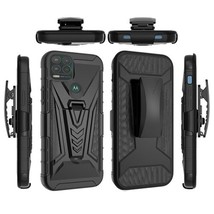 V 3in1 Combo Kickstand Holster Case Cover for iPhone 12 iPhone/12 Pro 6.1″ BLACK - £6.14 GBP