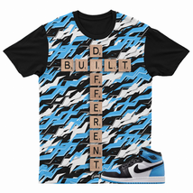 AO BUILT Shirt for 1 Retro High OG UNC Toe University Blue 2 5 6 13 Mid Low Dunk - £24.84 GBP+