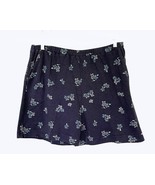 Womans Knit Shorts, Villager Sports, Blue Floral,  Cotton/Poly, PXL, Ela... - $24.95 CAD