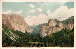 Yosemite Valley From Artista Punto Ca Detroit Editrice Phostint Unp Cartolina L3 - $10.19