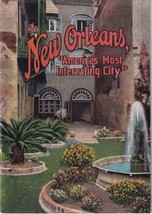 New Orleans America’s Most Interesting City Booklet Louisiana EC Kropp 1... - £7.84 GBP