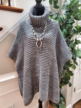 Ugg Women&#39;s Gray Acrylic &amp; Wool Turtle Neck Long Sleeve Knit Sweater One Size - £91.92 GBP