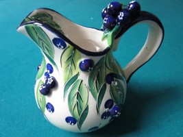 Jeanette Mc Call Blueberry creamer/pitcher - Icing On The Cake - Retired Nib Orig - £46.87 GBP