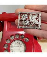 ANTIQUE Flower Pin Handmade STERLING BROOCH PeRFEcT giFT! OFFeR! - $6,004.43 MXN