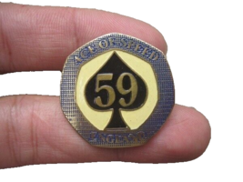 Ace Speed 59 England Pin Badge Cafe Racer Ton Up Rockers Triumph BSA Nor... - £27.97 GBP