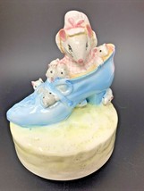Beatrix Potter Porcelain Schmid Musical The Old Woman Who Lived in A Shoe No Box - £47.80 GBP