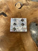 Vintage Compact Mirror/Powder with Mother of Pearl Inlay - $49.50