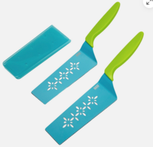 Kuhn Rikon Slice &amp; Serve Knives Set of 2 with Sheaths K65363 - $27.60