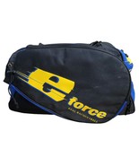 E Force Real Racquetball Racket Duffle Bag Carry Case Black Blue - £34.22 GBP