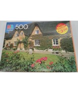 MB Milton Bradley Croxley Puzzle 500 Piece Cottage Avon England - £16.70 GBP