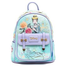 Wondapop Cinderella 11&quot; Vegan Leather Fashion Mini Backpack - £67.94 GBP