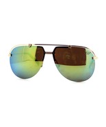 Rimless Pilot Sunglasses Oversized Metal Top Unisex Fashion - $24.33 CAD