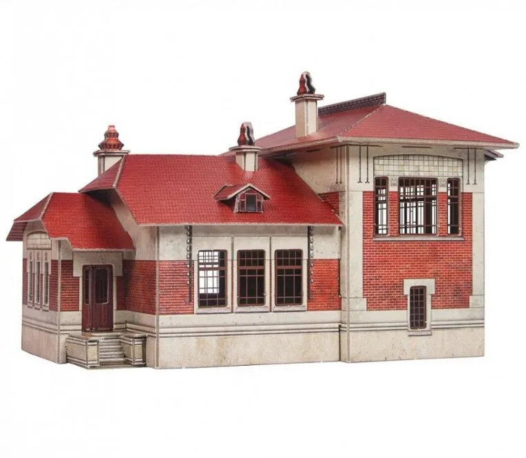 3D Telegraph Post Model Kit – HO Scale Cardboard Railway Paper Craft - $613.61 MXN