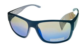 Perry Ellis Mens Sunglass Black Plastic Rectangle, Blue Lens PE101. 1 - £17.93 GBP