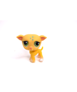 Littlest Pet Shop LPS Yellow Greyhound Dog with Green Teardrop Eyes - $169.16 MXN