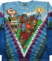 LONG SLEEVE  Grateful Dead Casey Jones  Tie Dye Shirt      Medium  - £30.32 GBP