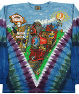 LONG SLEEVE  Grateful Dead Casey Jones  Tie Dye Shirt      Medium  - £29.88 GBP
