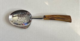 Vtg Bakelite Slotted Spoon Barware Rootbeer Handle - $192.75 MXN