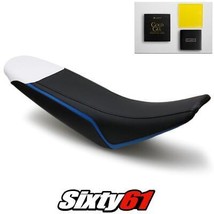 Suzuki DRZ400 Seat Cover and Gel 2000-2018 2019 2020 Black Blue Luimoto Carbon - $271.49